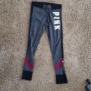 Pink workout leggings